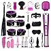 Wytinug 21pcs Rêšt-ŕáîntš Party Toys Kit 4 Vinrators Háńd Cûffs Chōkêŕ Mǿǔth Plùgš B-on-dd-Age Set