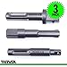 Socket Drill Adapter & Extension Set (3 DIFFERENT SIZES 1/4