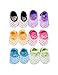 Baby 6 Pairs Anti-slip Foot Socks for 8 - 36 Months Infants and Toddlers