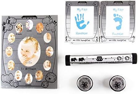 Silver Plated Baby First Year Picture Frame