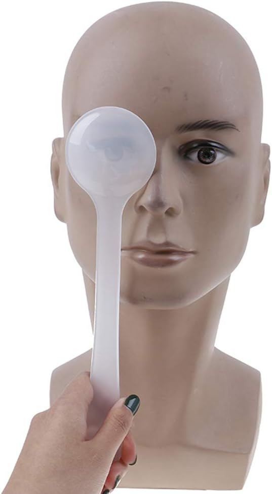 Sightui 1 Pc Professional Eye Occluder Forsted Occluder White Optical Optometry Instrument