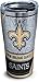 Tervis Triple Walled NFL New Orleans Saints Insulated Tumbler Cup Keeps Drinks Cold & Hot, 20oz - Stainless Steel, Edge