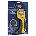 Rotary Cutter with Titanium Spare Blade 45mm - Titanium Coated Ultra Durable Blades - Fabric Paper Cutter, Cloth, Craft Supplies And Quilting Accessories. Suits Cutting Mat.