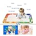 citymama Drawing Mat Doodle Magic mat Water Drawing & Writing Mat Painting Board 4 Colors with 3 Magic Drawing Pens and 15 Molds Kids Educational Toy Mat Gift for Children XL Size 40