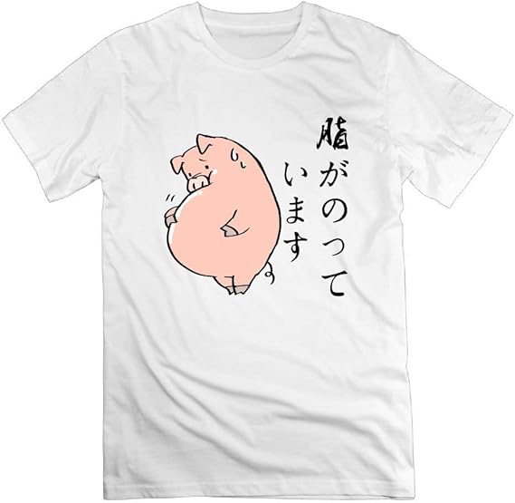 Amazon Jpcooldiy甘子屋 おもしろtシャツ 脂がのっています 創意柄 文字 人気 笑い 半袖tシャツ 漢字tシャツ 十色 Xxxxl Tシャツ カットソー 通販