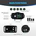 PetYeah [Upgraded 2019] Dog Anti Bark Collar Smart Detection Adjustable Collar Rechargeable Rainproof Beep Vibration Shock 5 Sensitivity Humane & Harmless Bark Collar for Small Medium, Large Dog
