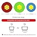 Spill Stopper Lid Cover Pack of 3,Horsky Silicone Boil Over Safeguard Anti Spill Lid Cover Pot Pan Lid Multi-Function Cooking Kitchen Tool Two big 11.4 inch and one Small 10.2 inch (Green, Red & Blue)