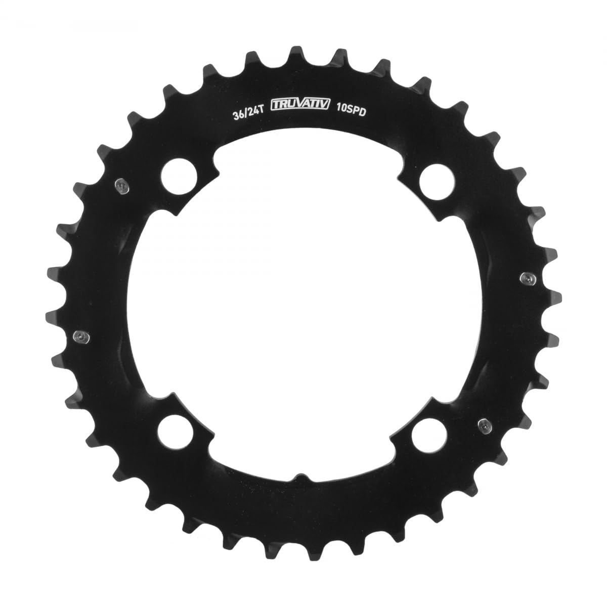 Truvativ Chainring MTB 4 Bolt 36-T Aluminum Replacement Chain Ring, Black
