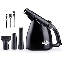 Air comprimé 3.0 – Dépoussiéreur électrique (550 watts) remplace l'air en conserve – Plumeau électrique pour nettoyer les int