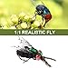 YZD Realistic Fly Fishing Flies Set Dry Fly Mosquitos Set of 12 Flies Handmade Rainbow Trout Fishing Lure kit Flyfishing…