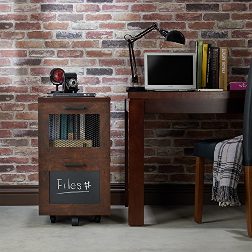 247SHOPATHOME HFW-1654C6 Olivia File Cabinet, One Size, Vintage Walnut
