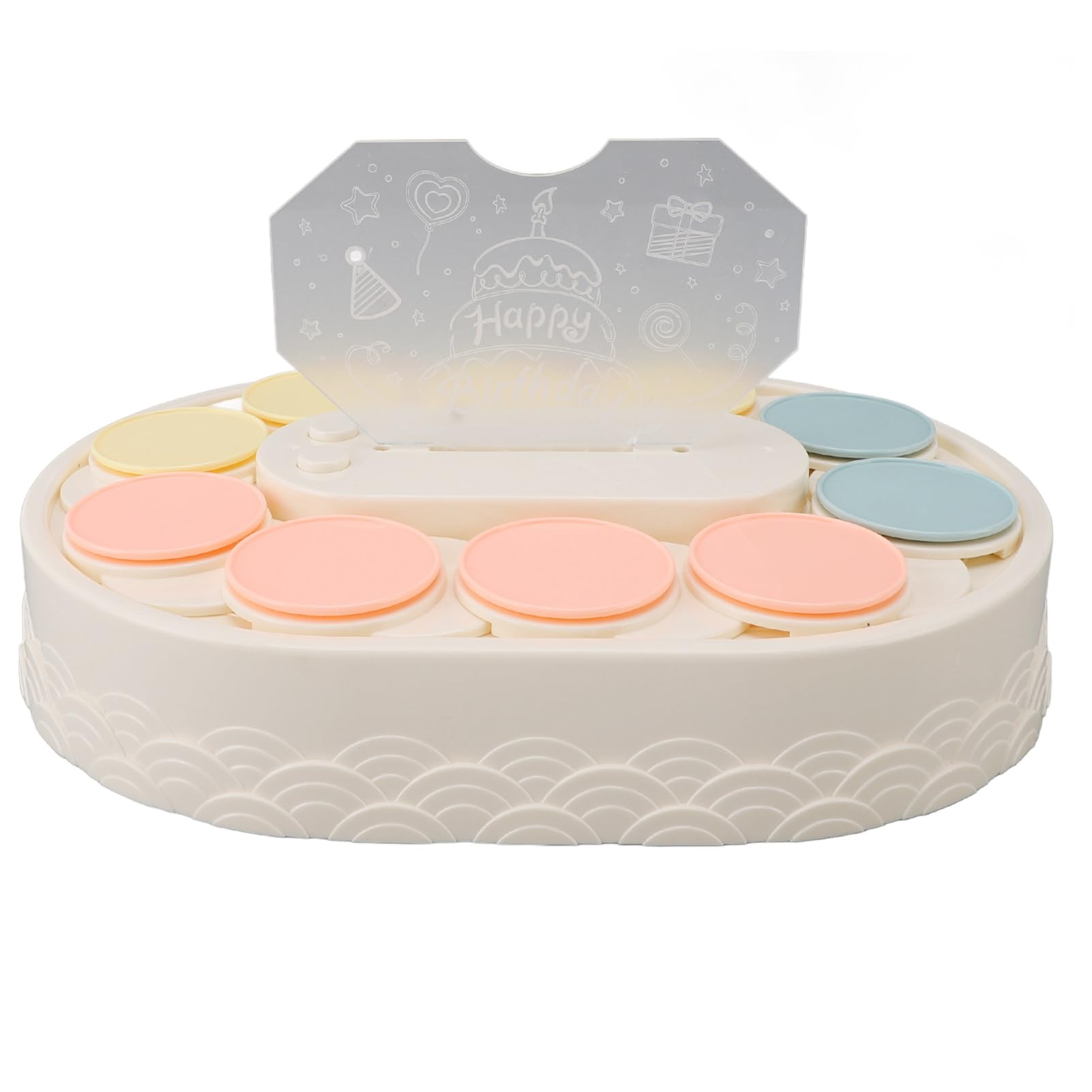 10 Pcs Rotating Cupcake Display Stand Acrylic Tabletop Abs Machine Holder Turning Machine for Dessert Cake, Cupcake Stands