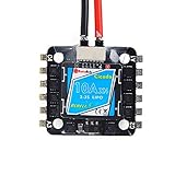 Crazepony BLHeli-S 4-in-1 10A Mini ESC 2-3S Lipo Input 20x20mm Mounting Hole Electronic Speed Controller Special for FPV Racing Multirotor
