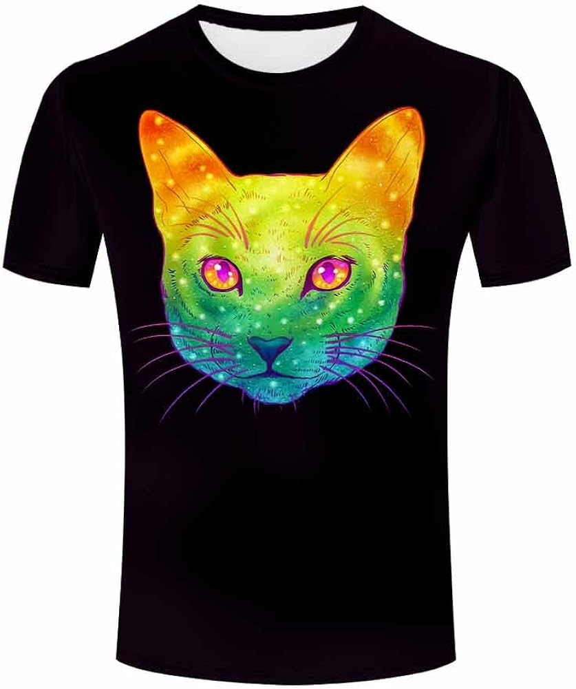 rainbow cat shirt