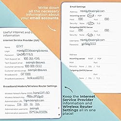 Clever Fox Password Book with alphabetical