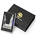Money Clip, Carbon Fiber Wallet -EGRD Minimalist Front Pocket Slim Wallet, Business Card Holder, RFID Blocking Credit Card Holder For Men(Upgraded Version)