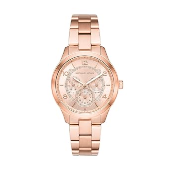 Runway Analog Gold Dial Women's Watch - MK6589