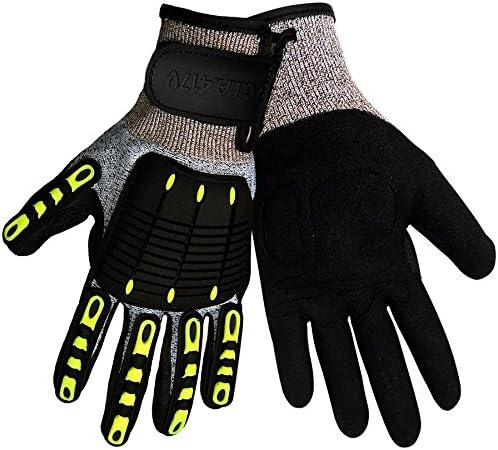 CIA417V Tuffalene HDPE Roughneck CIA Velcro Closure Glove, Cut Resistant, Impact Resistant (1 Pair) (XX-Large)