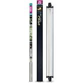 Arcadia LumenIZE ProT5 Reptile Light Fixture Kit 36" Long 39 Watts 6% UVB Forest &ndash; Smart UVB Light for Reptiles, Turtles, Snake, Bearded Dragon Lamp, Long Lasting Easy to Use Professional Lighting