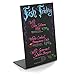 Modern Black Acrylic Tabletop Wet Erase Liquid Chalk Board/Menu Display Write-On Board/Wedding Sign