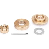 VIF Propeller Installation Hardware Kits fit Yamaha 25-30hp Outboard Motors | Thrust Washer/Spacer/Washer/Nut/Cotter Pin included