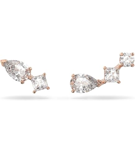 Amazon.com: Swarovski Originally Pearl Drop Earrings, Clear Stones