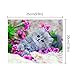 eZAKKA DIY 5D Diamond Painting Kits for Adults, Little Baby Cat Diamond Art Accessories Full Drill by Number for Home Wall Decor, 12x8 Inches