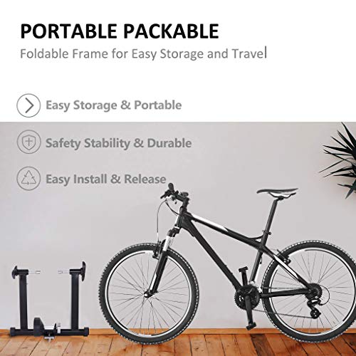 image for XGao Bike Trainer Stand Steel Indoor Bicycle Exercise Magnetic Station