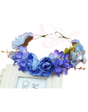 Flower Wreath Headband Crown Floral Garland Boho for Festival Wedding