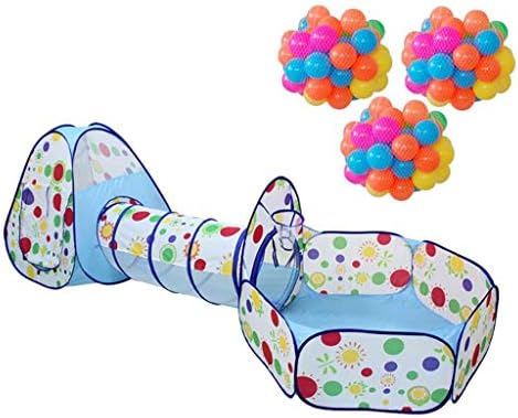 3トンネル ボールピットのために子供 男の子 女の子 赤ちゃんや幼児 屋内 屋外の