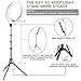18 Inches Adjustable 2700-5500K Color Temperature Ring Light, SAMTIAN Dimmable SMD LED Ring Light Photography Video Lighting Kit with 78 Inches Light Stand, Phone Holder for YouTube, Portrait, Vlog