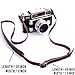 b.still Adjustable Leather Camera Neck Strap - Shoulder Straps for Film Mirrorless DSLR + Lens Bag