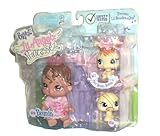 Bratz Lil Angelz Princessez and Pet Mini Doll Figure Set - Yasmin (# 420), Ant (# 427) and (# 434)