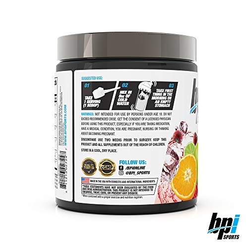 BPI Sports Best BCAA Shredded CaffeineFree Thermogenic Recovery