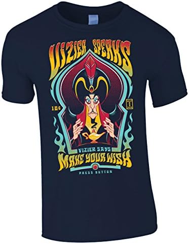 T-shirt man ALADDIN JABBAR MAKE YOUR WISH GAME VIZIER SPEAKS M