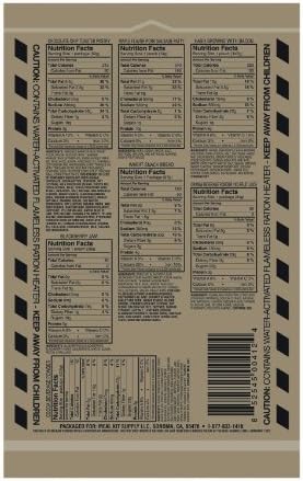 MRE (Meal, Ready to Eat) Single MRE with Heater