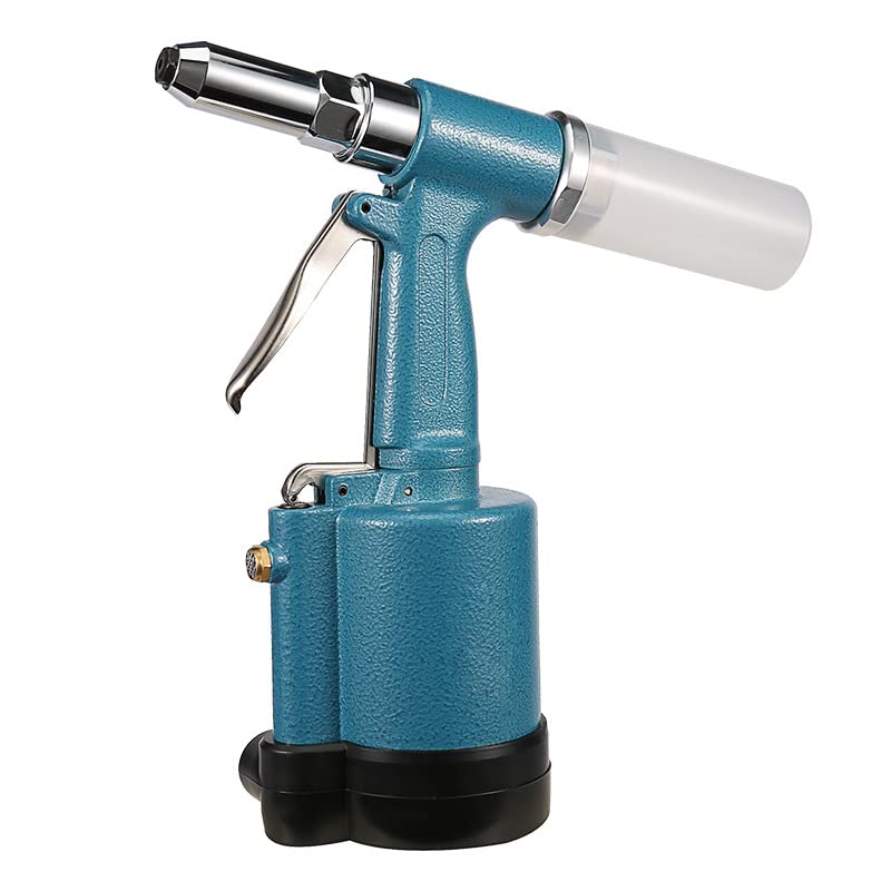 Unifizz Air Riveter Tool Kit Blue Powerful Air Hydraulic Rivet Gun 2.4/3.2/4.0/4.8mm