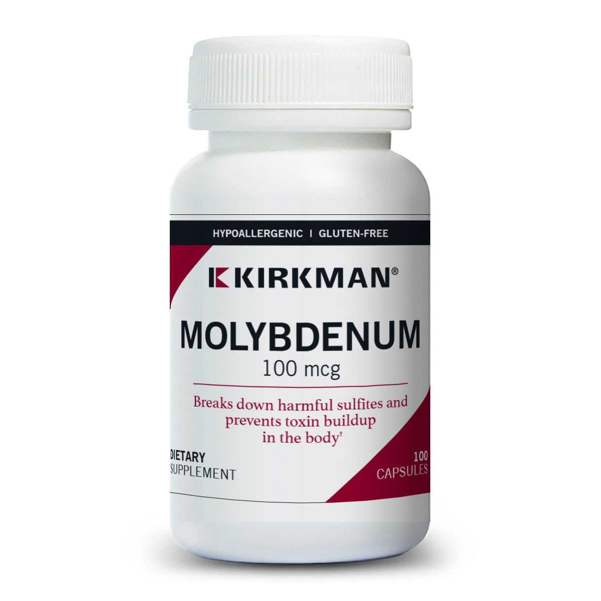 Kirkman - Molybdenum 100 mcg - 100 Capsules