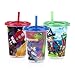 Nuby 3-Pack Stackable Printed Wash or Toss Straw Cups, 10 Ounce, Styles May Vary, Multi (94042)