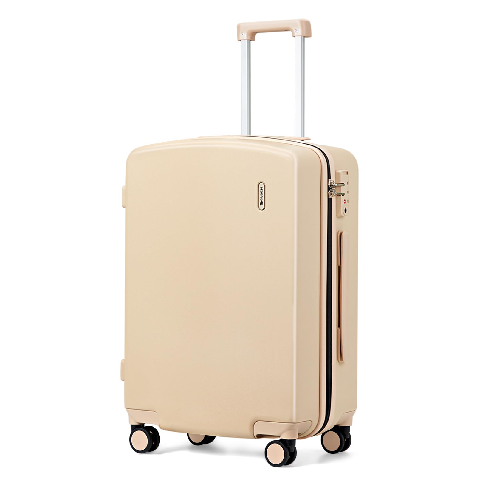 Hanke Luggage 24 Inch Checked Luggage with Spinner