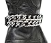 Dangerous Threads Western Boots Boot Chains Black Leather with 2 Steel Chains