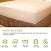 Toplus Queen Size Mattress Protector 100% Waterproof Fitted Premium Cotton Terry Cover, Hypoallergenic, Dust Mite Proof, Bed Bug Proof, Vinyl Free, Breathable Mattress Cover (White)