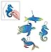 Fun Express 24 Magic Color Scratch Ocean Animal Ornaments, Assorted Styles