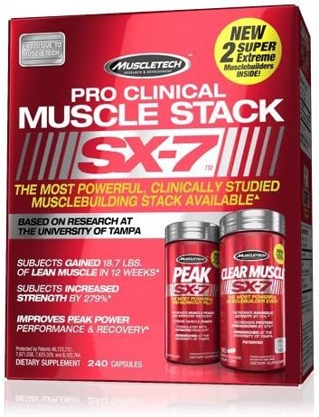 Pro Muscle Stack SX-7 240 Capsules by Germ MD
