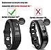 Compatible Garmin Vivosmart HR+ Bands, Accessory Metal Band with Case Watch Replacement Strap Wrist Band Compatible Garmin Vivosmart HR+,Silver,Not for Garmin Vivosmart HR (No Tracker)
