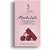 Biscotti Tsoungari -Markolato– Wafer Roll With Strawberry Cream, 170g (5.99 oz)