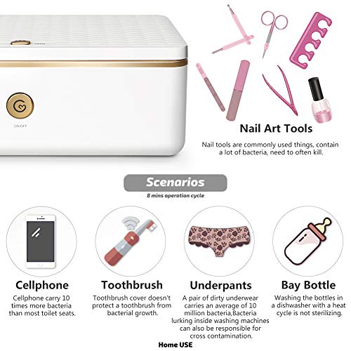 image for LAMPTOP 5W UV Sterilizer Box with Ozone, Professional Antibacterial LE