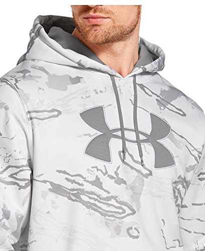 Under Armour Big Logo Camo Fleece Hooded Sweatshirt, SNOW REAPER CAMO, M