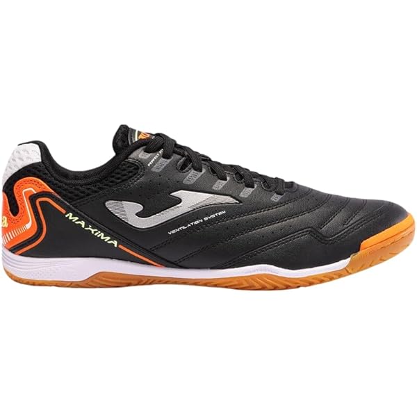 Amazon.com | Joma Maxima 2301 Black Orange Indoor, Unisex Adult