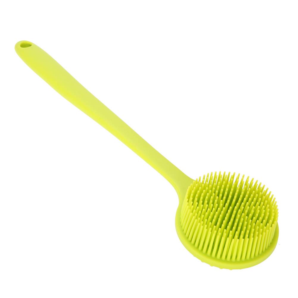 Body Brushes, Soft Silicone Long Handle Shower Brush Exfoliating Body Back Back Shower Bath Shower Brush massage